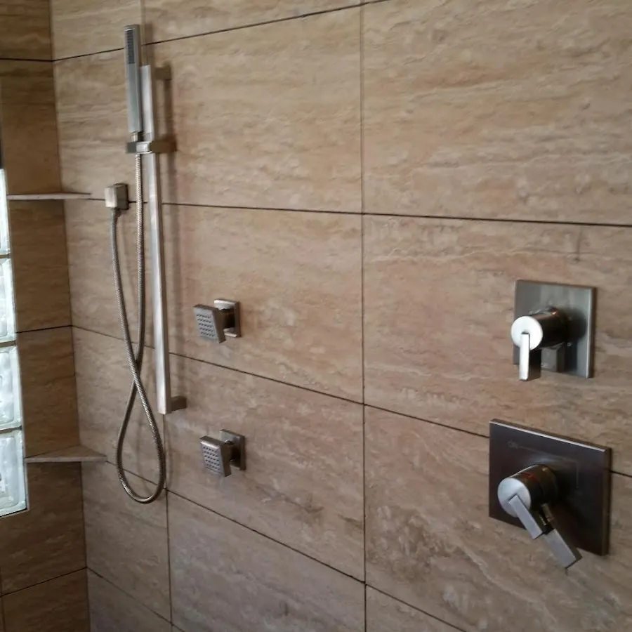 Shower fixture installation for Water Heater Replacement in Mundelein